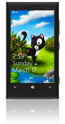 Lovely Cat Adventures 001 Nokia Lumia 920 BLACK thumbnail